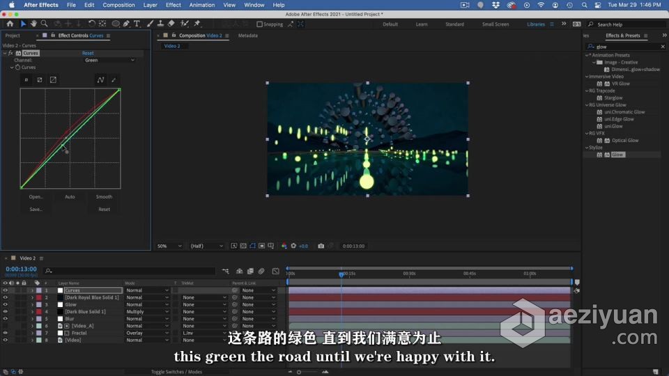 Cinema 4D音乐视频动画实例制作视频教程 中文字幕音乐视频,视频,动画,实例,视频教程 - AE资源网 www.aeziyuan.com