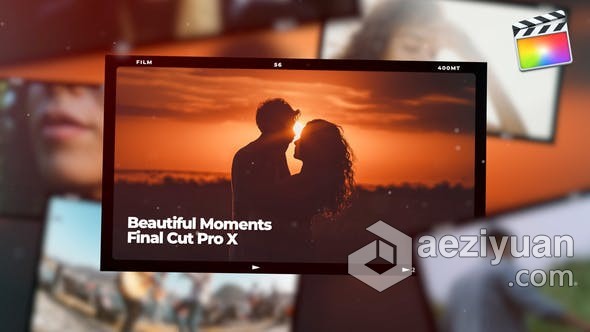 FCPX插件美好时刻照片视频相册幻灯片动画模板 Beautiful Moments FCPX插件,美好,时刻,照片,视频 - AE资源网 www.aeziyuan.com