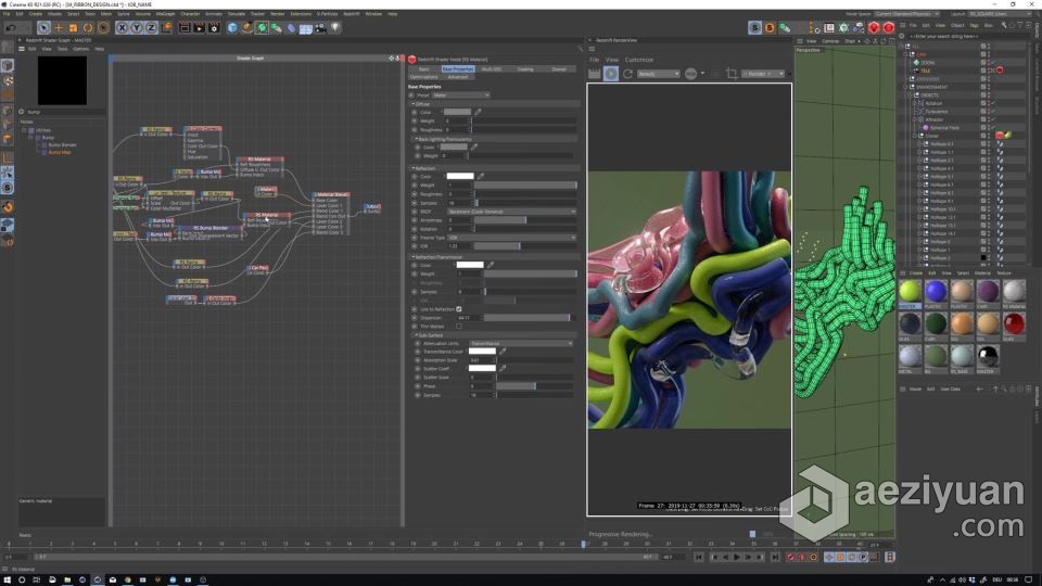 C4D和Redshift 3D设计渲染视频教程（大师Vincent Schwenk49部全集）3d设计,渲染,视频教程,大师,vincent - AE资源网 www.aeziyuan.com