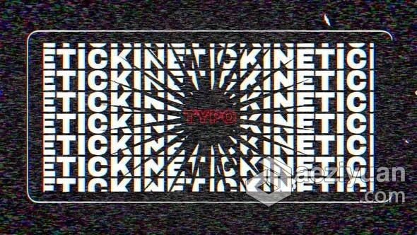 FCPX插件-多彩溶解元素快速故障口号标语标题排版视频片头 Typo Glitch Logo Reveal插件,多彩,快速,故障,口号 - AE资源网 www.aeziyuan.com