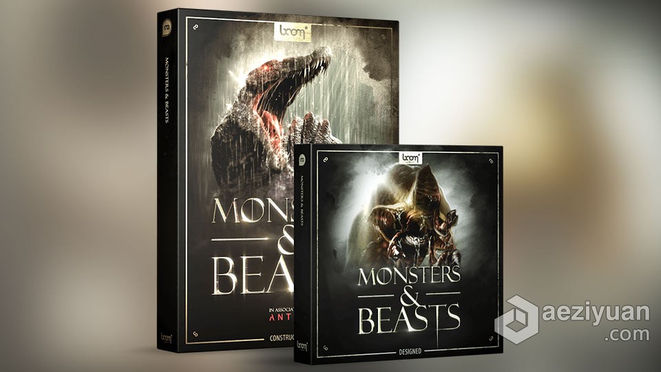 4957种动物野兽怪物咆哮嘶嘶呻吟声游戏或电影音效素材 Monsters &amp; Beasts动物,野兽,怪物,咆哮,嘶嘶 - AE资源网 www.aeziyuan.com