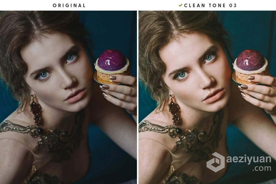 干净通透创意电影人像后期调色Lightroom预设 Clean Tones - Actions and Presets干净,通透,创意,lightroom,预设 - AE资源网 www.aeziyuan.com