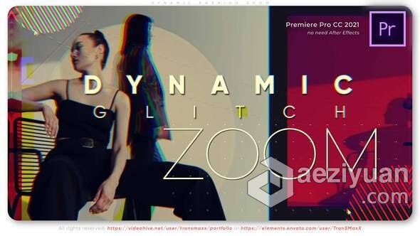 PR模板-动态时尚变焦动画效果制作性感魅力活动宣传片 Dynamic Fashion Zoom模板,动态,时尚,变焦,动画 - AE资源网 www.aeziyuan.com