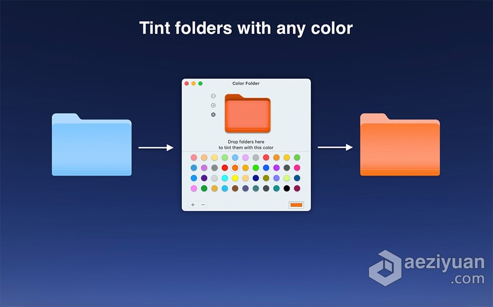 Color Folder v3.0 for Mac 中文激活版 文件夹设计工具下载color,folder,中文,激活,文件夹 - AE资源网 www.aeziyuan.com