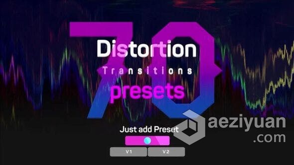 PR模板-极端扭曲变形失真过渡 Distortion Transitions Presets 2模板,极端,扭曲,变形,失真 - AE资源网 www.aeziyuan.com