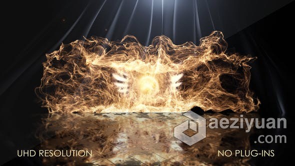 AE模板-大气豪华时尚婚礼片头介绍梦幻般流动粒子标志动画 Luxury Particle Logoae模板,大气,豪华,时尚婚礼,片头 - AE资源网 www.aeziyuan.com