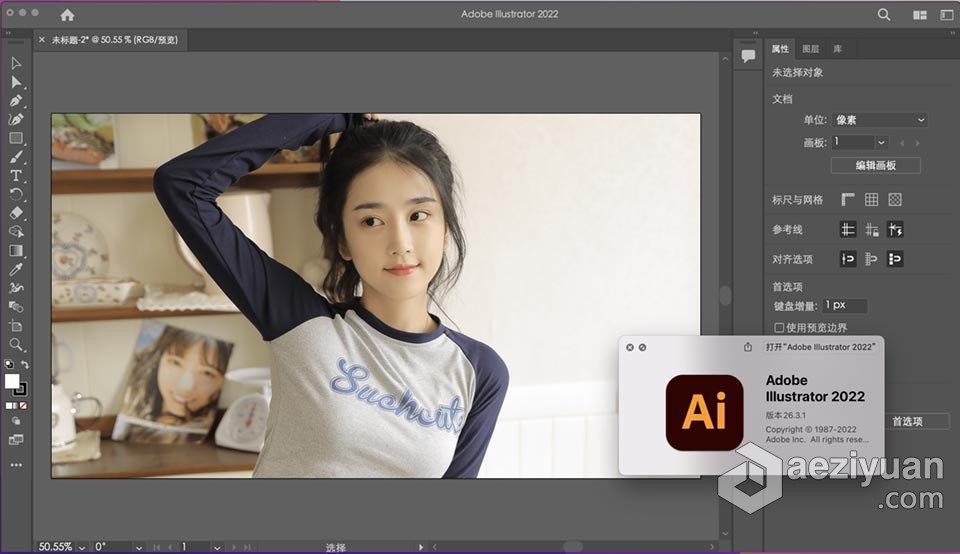 Ai 2022苹果版 Illustrator 2022 v26.3.1 for Mac 中文激活版 intel/M1通用苹果,illustrator,2022,中文,激活 - AE资源网 www.aeziyuan.com