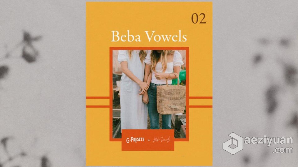 摄影师 Beba Vowels 35MM电影胶卷LR预设 G-Presets Beba Vowels PACK 02摄影师,电影,胶卷,预设 - AE资源网 www.aeziyuan.com