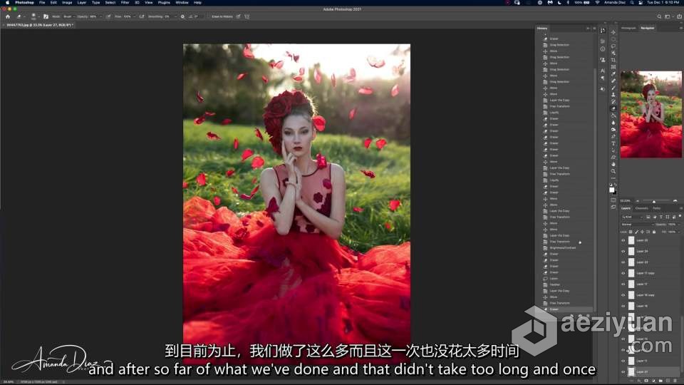 摄影大师Amanda Diaz -摄影构图大师班-艺术合成图像教程-中英字幕摄影大师,amanda,艺术,合成图像,教程 - AE资源网 www.aeziyuan.com