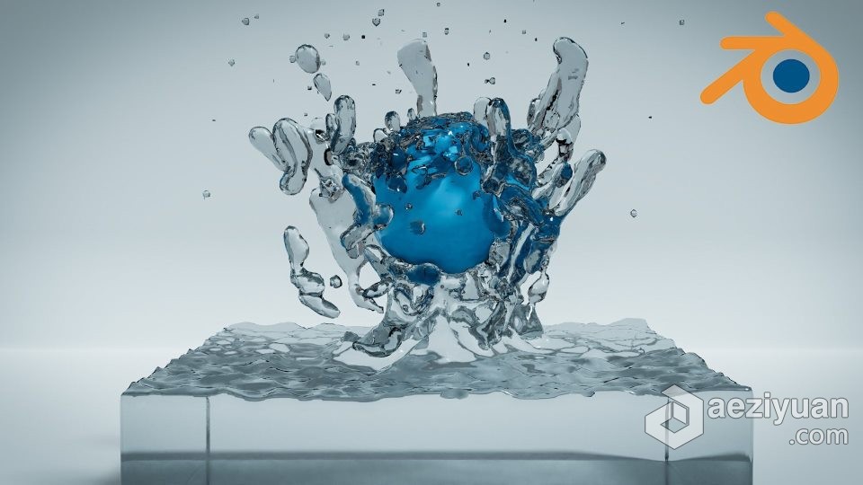 Blender中Mantaflow海水帆船模拟特效视频教程 中文字幕blender,海水,模拟,特效,视频教程 - AE资源网 www.aeziyuan.com