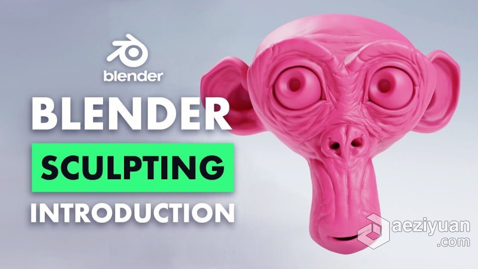 Blender逼真角色雕刻技术训练视频教程blender,逼真,角色,雕刻,技术训练 - AE资源网 www.aeziyuan.com