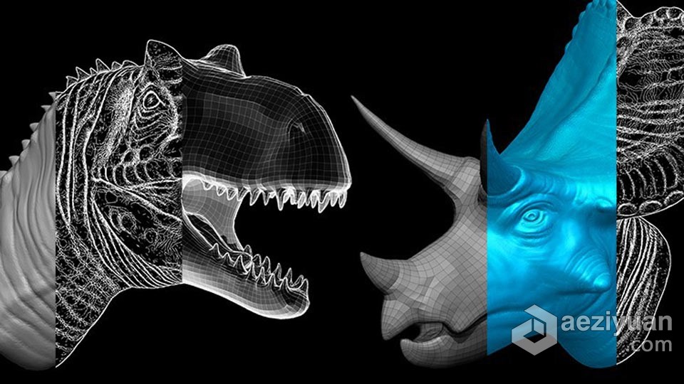 Zbrush Core Mini数字建模和3D打印技术视频教程 中文字幕zbrush,数字,建模,3d打印技术,技术 - AE资源网 www.aeziyuan.com