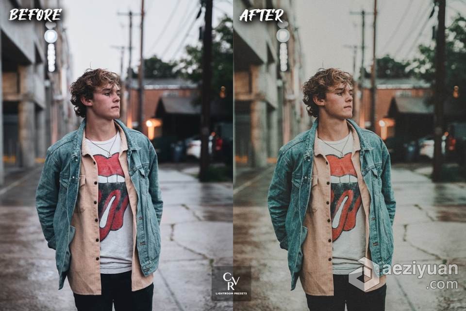 90年代复古电影胶片感Lightroom预设 10 Retro 90's Lightroom Presets - AE资源网 www.aeziyuan.com