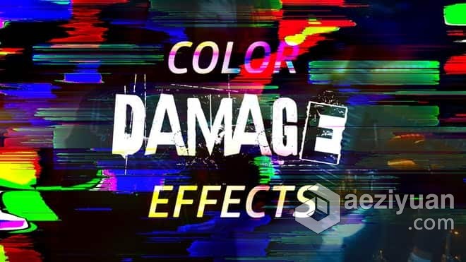 PR预设-适合嘻哈说唱摇滚电子技术重金属活力时尚音乐视频 Color Damage Effects Presets for Premiere Pro预设,适合,说唱摇滚,电子技术,活力 - AE资源网 www.aeziyuan.com