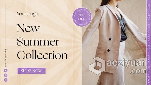 AE模板-夏季服装新品系列介绍视频时尚饰品箱包产品广告工程文件下载ae模板,夏季,服装,新品,系列 - AE资源网 www.aeziyuan.com