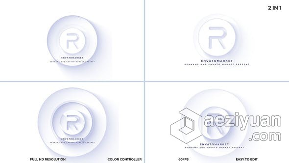 AE模板-现代明亮整洁企业商务公司标志介绍LOGO片头工程文件下载ae模板,现代,整洁,企业,商务 - AE资源网 www.aeziyuan.com