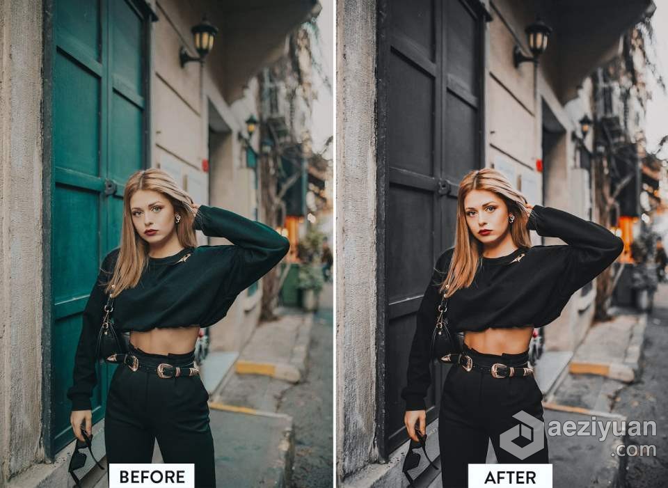 中性灰深色调人像后期Lightroom预设 10 Dark Tones Lightroom Presets后期,lightroom,预设,tone - AE资源网 www.aeziyuan.com