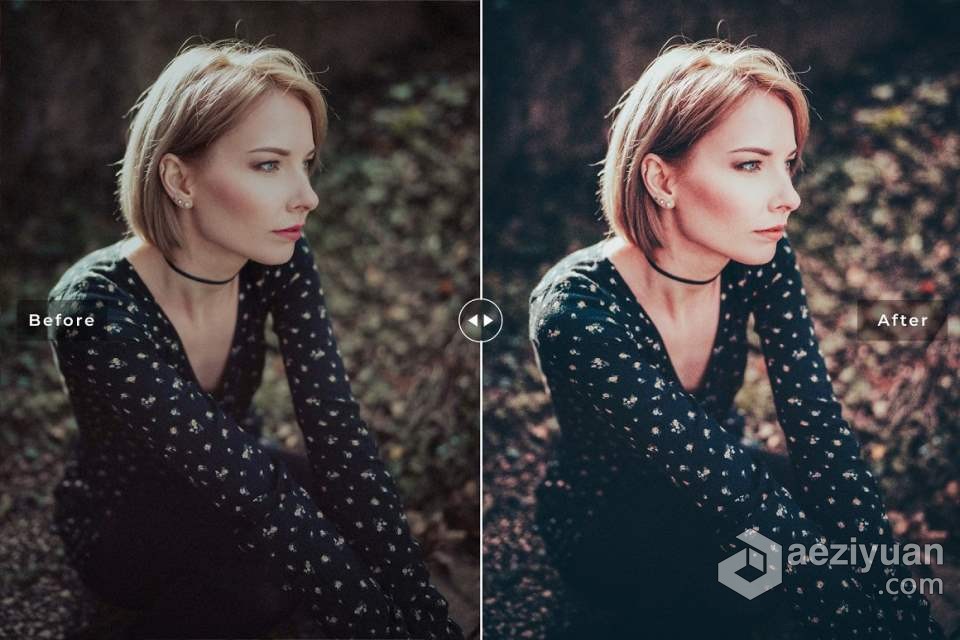明亮清新胶片人像后期调色Lightroom预设 Burnt Pro Lightroom PresetsLightroom预设,lr预设,Lightroom,Lightroom Presets - AE资源网 www.aeziyuan.com