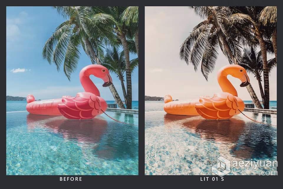 20个蓝色和橙色胶片Lightroom预设和社交媒体短视频调色LUT预设Lightroom,Lightroom预设,LR调色,lr预设,LUT预设 - AE资源网 www.aeziyuan.com