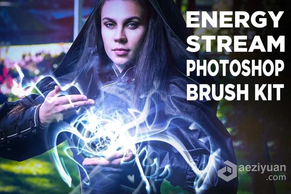 【PS笔刷】25款高分辨率魔法能量线条环绕PS笔刷 Energy Stream Brush ResourcesPS笔刷,Photoshop笔刷,Brushes,Photoshop Brushes,PS Brushes - AE资源网 www.aeziyuan.com