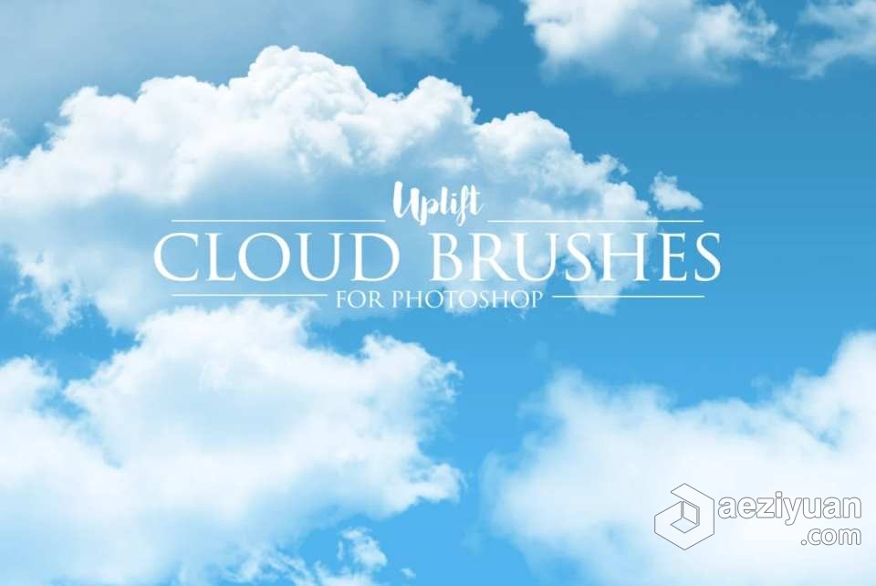 【PS笔刷】30款云彩云朵白云PS笔刷 30 Cloud Photoshop BrushesPS笔刷,Photoshop笔刷,Brushes,Photoshop Brushes,PS Brushes - AE资源网 www.aeziyuan.com