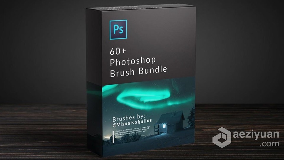 【PS笔刷】60种北极光粒子灰尘镜头光晕耀斑云层树木闪电光线PS笔刷 Brush Bundle - V1PS笔刷,Photoshop笔刷,Brushes,Photoshop Brushes,PS Brushes - AE资源网 www.aeziyuan.com