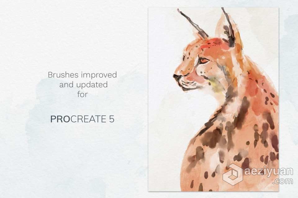 【Procreate笔刷】21款淡雅水彩纹理笔刷Ipad笔刷Procreate笔刷套装 带纹理纸张 Procreate watercolor brushesProcreate笔刷,Ipad笔刷,Procreate画笔,水彩笔刷,Brushes - AE资源网 www.aeziyuan.com