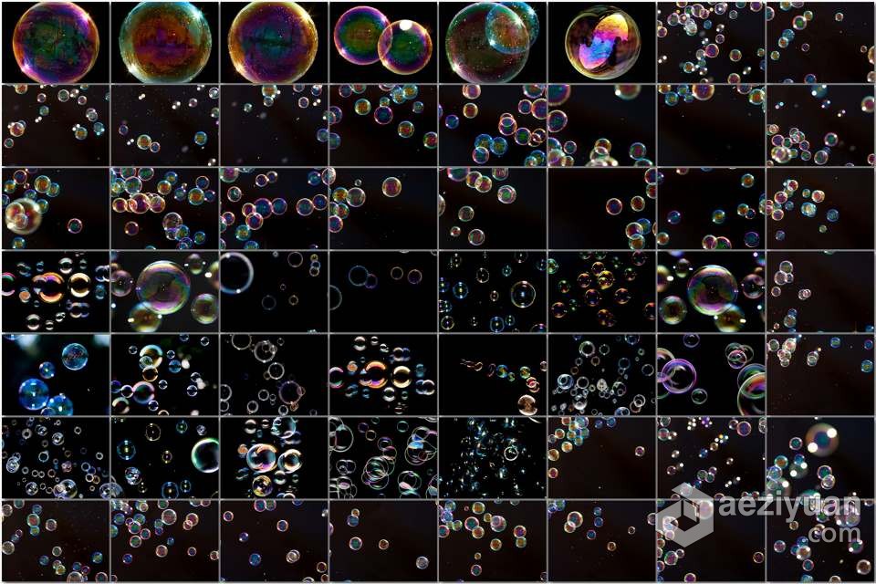 160张五彩梦幻泡泡水泡气泡肥皂泡照片合成叠加素材 160 Bubbles Photoshop Overlays梦幻,水泡,气泡,肥皂泡,照片 - AE资源网 www.aeziyuan.com