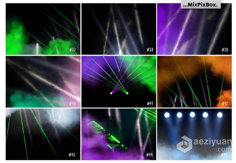 49张动感活泼舞台灯光射线照片后期叠加合成素材 Stage Lights Overlays动感,活泼,舞台灯光,灯光,射线照片 - AE资源网 www.aeziyuan.com