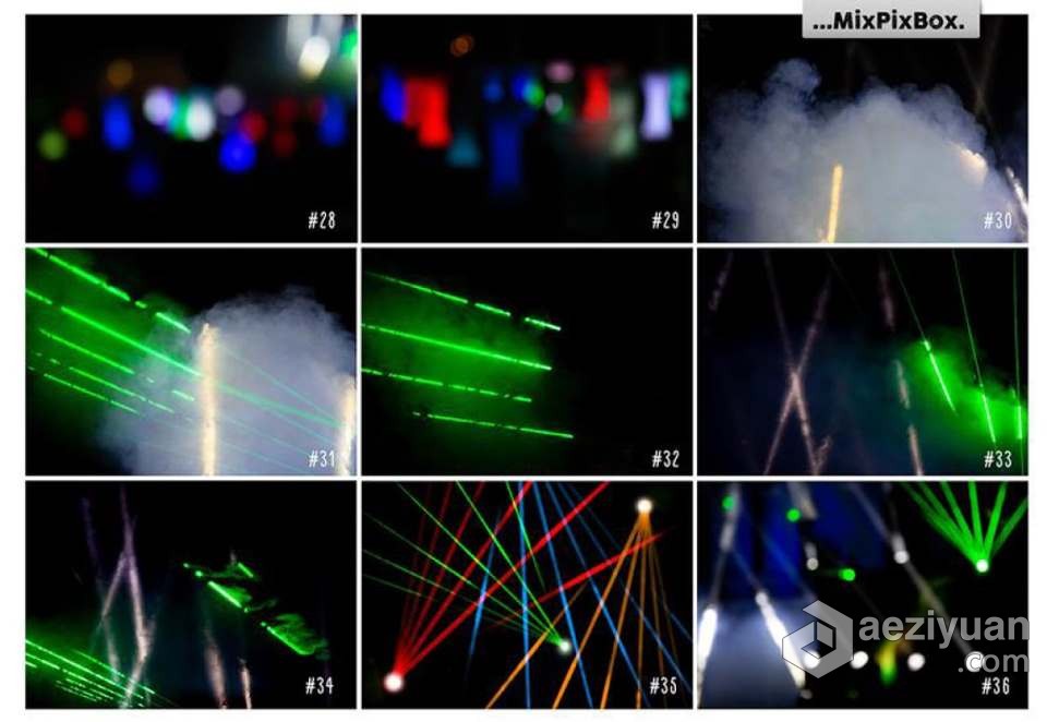 49张动感活泼舞台灯光射线照片后期叠加合成素材 Stage Lights Overlays动感,活泼,舞台灯光,灯光,射线照片 - AE资源网 www.aeziyuan.com