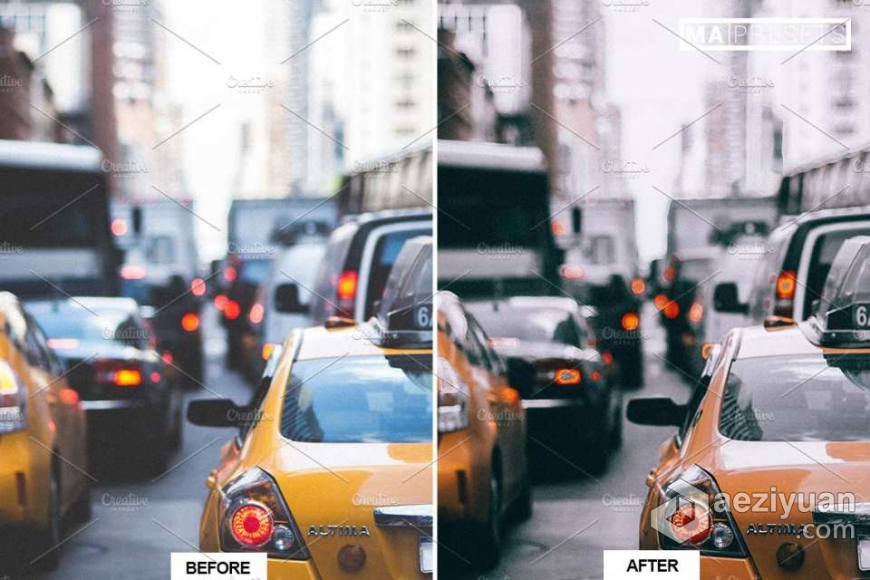 纽约城市街拍电影Lightroom预设 NEW YORK FILM Lightroom Presetslightroom,预设,film - AE资源网 www.aeziyuan.com