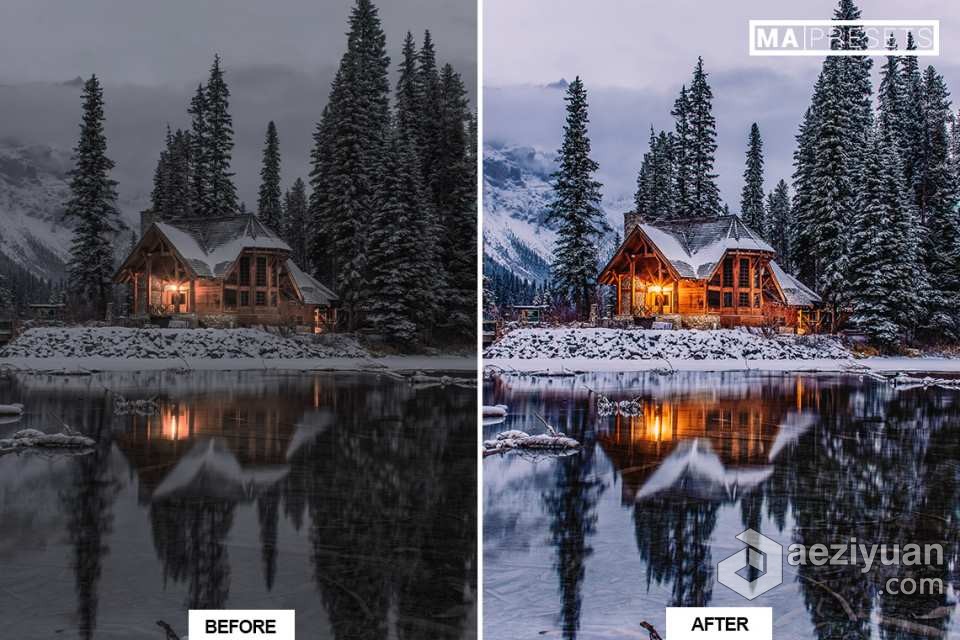 10个冬季通透人像调色Lightroom预设 WINTER SNOW Lightroom Presets冬季,人像,调色,lightroom,预设 - AE资源网 www.aeziyuan.com