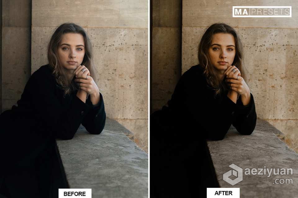 90年代电影胶片人像Lightroom预设 90'S FILM Lightroom Presets - AE资源网 www.aeziyuan.com