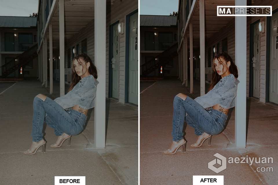 90年代电影胶片人像Lightroom预设 90'S FILM Lightroom Presets - AE资源网 www.aeziyuan.com