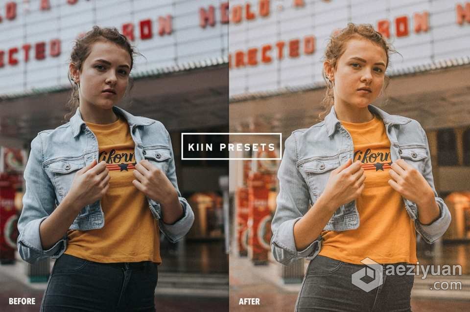 70年代电影胶片人像Lightroom预设 RETRO 70'S VIBES LIGHTROOM PRESETS - AE资源网 www.aeziyuan.com