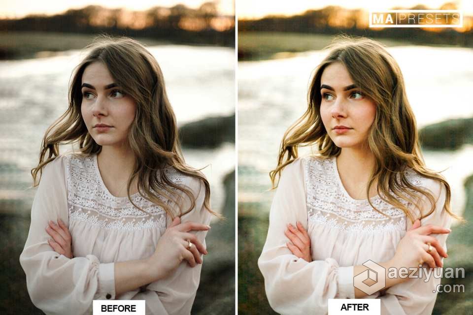 人像摄影调色lr预设 BEAUTY TONES – Mobile &amp; Desktop Lightroom Presets人像摄影,预设,beauty,mobile,desktop - AE资源网 www.aeziyuan.com