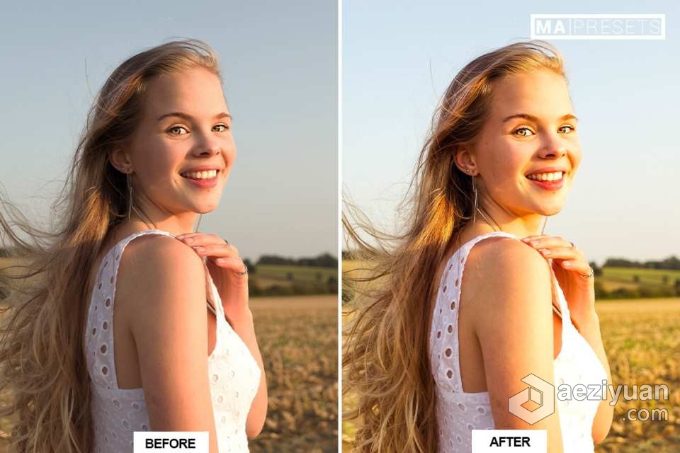 人像摄影调色lr预设 BEAUTY TONES – Mobile &amp; Desktop Lightroom Presets人像摄影,预设,beauty,mobile,desktop - AE资源网 www.aeziyuan.com