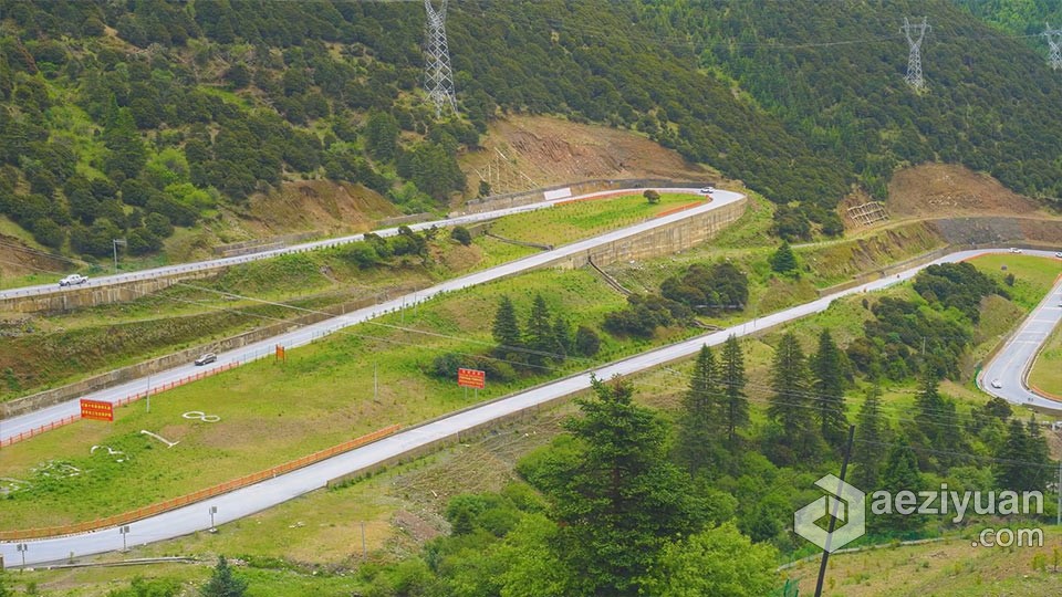 实拍视频素材-318川藏线天路十八弯公路实拍视频素材实拍,川藏线,天路,公路,视频素材 - AE资源网 www.aeziyuan.com