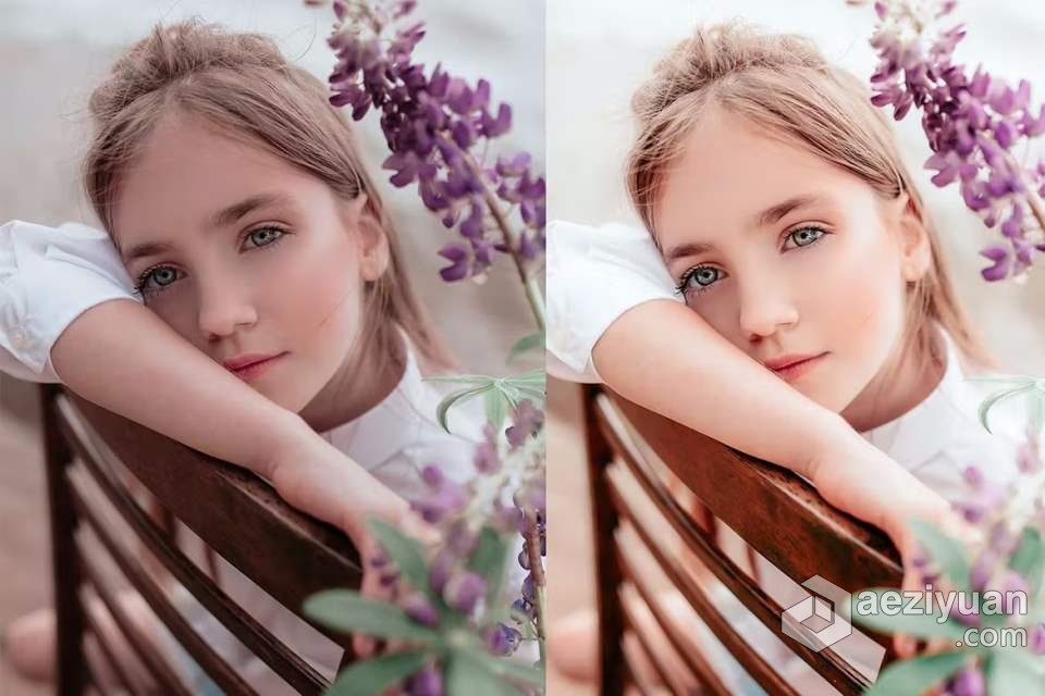 质感儿童肖像摄影后期Lightroom预设 Lightroom Preset - Child Portrait质感,儿童,肖像摄影,摄影后期,后期 - AE资源网 www.aeziyuan.com