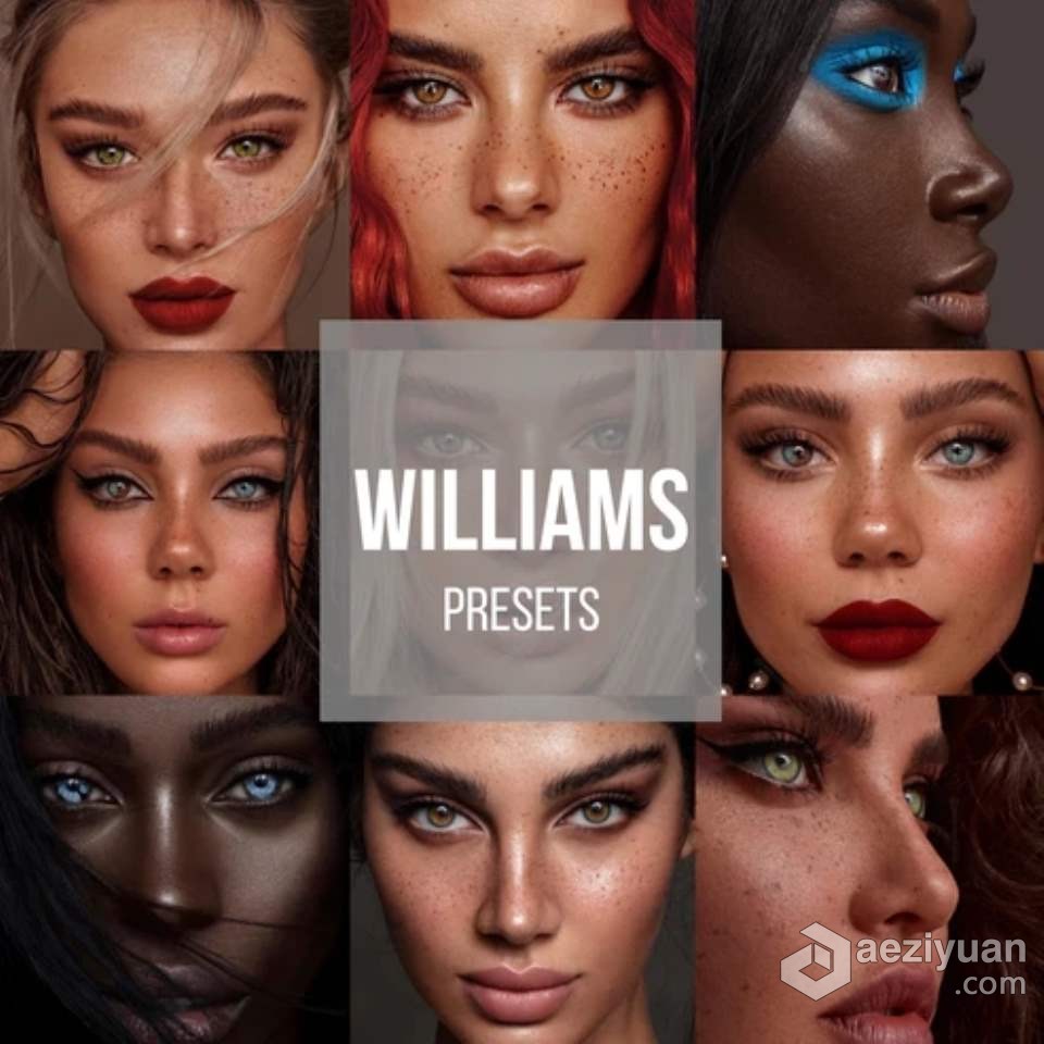 德国摄影师Tamara Williams完美人像肤色颜色分级Lightroom预设 Tamara Williams Skin Presets德国摄影师,摄影师,tamara,williams,完美 - AE资源网 www.aeziyuan.com