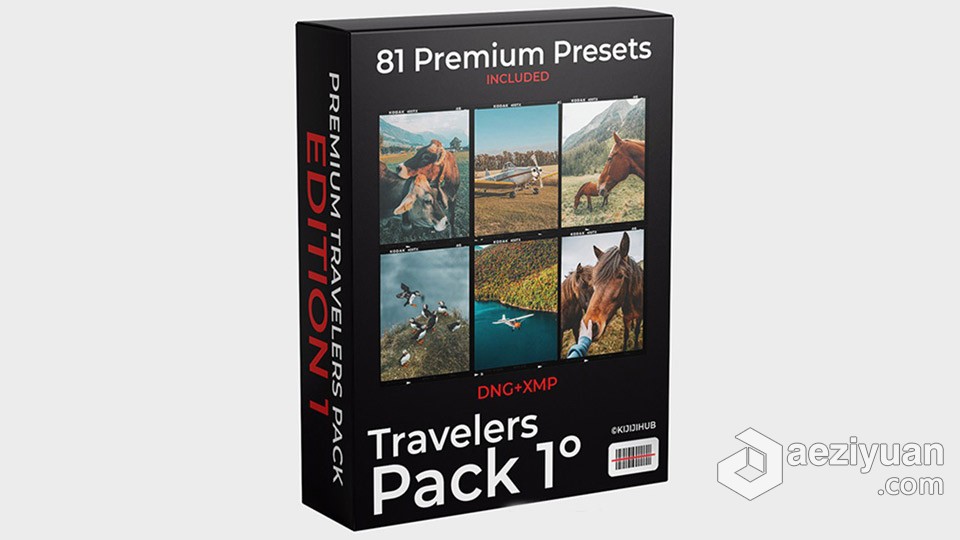 81个旅行者电影风光后期调色Lightroom预设合集 Travelers Pack 1电影,风光,lightroom,预设,合集 - AE资源网 www.aeziyuan.com