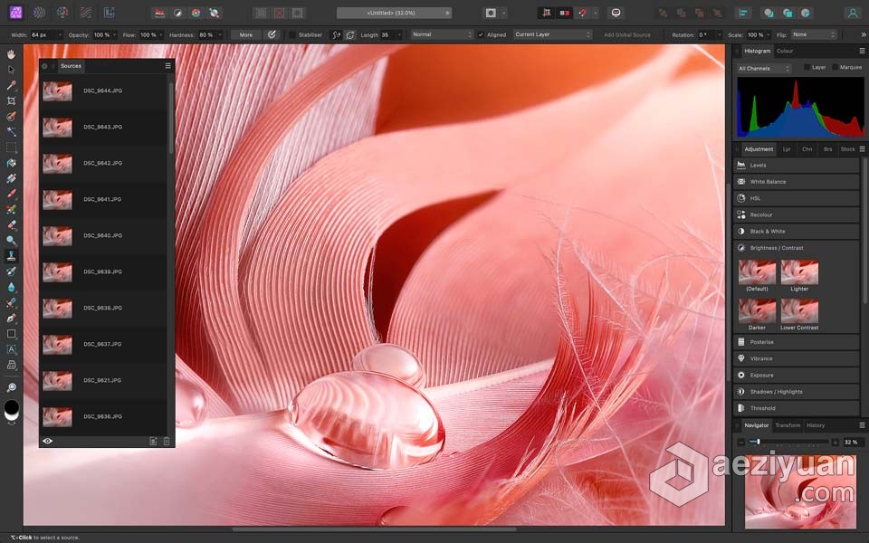 强大的图片编辑软件 Affinity Photo 2.0.3.1688 中文版 WIN版本下载强大,affinity,photo,中文版,版本 - AE资源网 www.aeziyuan.com