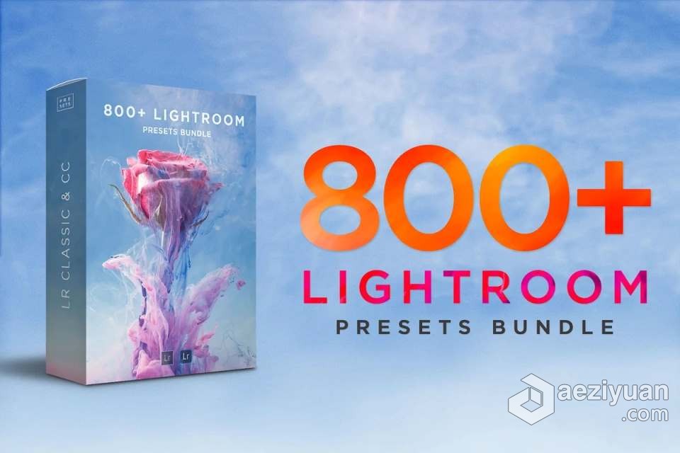 800+明亮通透人像修饰Lightroom调色预设 Lightroom Presets Bundle明亮,通透,人像,修饰,lightroom - AE资源网 www.aeziyuan.com