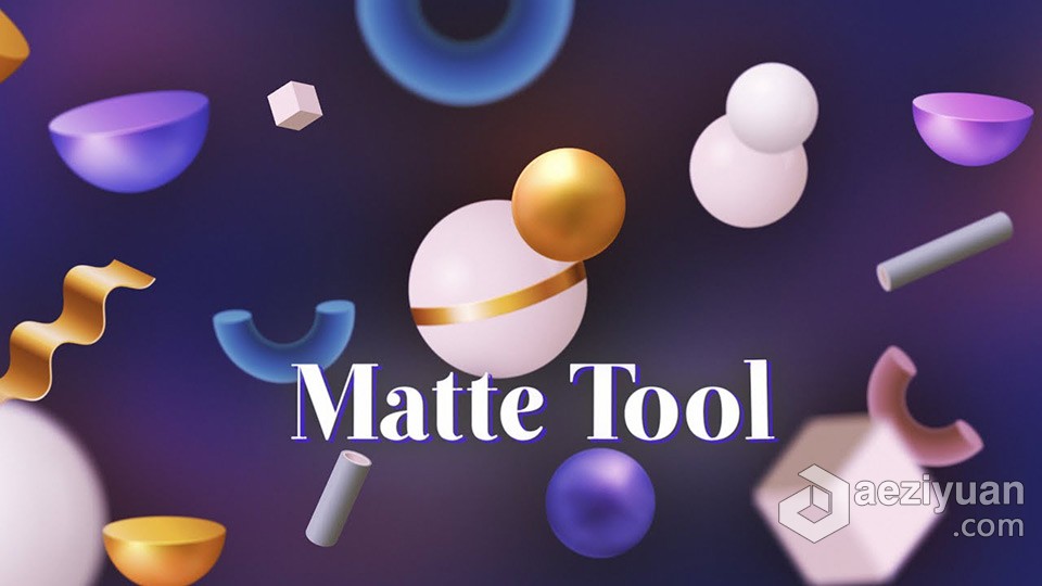 AE脚本-20小工具Matte Tool v2.1裁剪蒙版分割合并图层蓝屏绿幕抠像AE脚本 附使用教程脚本,裁剪,蒙版,分割,合并图层 - AE资源网 www.aeziyuan.com