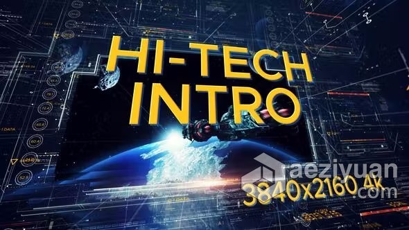 AE模板-高科技介绍宣传片头视频HI-Tech Intro AE模板下载介绍,宣传片,视频,intro,ae模板 - AE资源网 www.aeziyuan.com