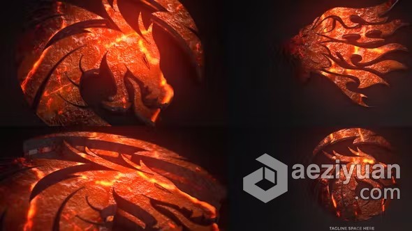 AE模板-史诗3D灼热金属火焰标志Epic Fire Logo Reveal AE模板下载史诗,灼热,金属,火焰,标志 - AE资源网 www.aeziyuan.com