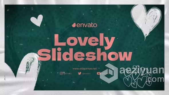 AE模板-Lovely Slideshow 美丽迷人可爱幻灯片视频相册AE模板下载ae模板,美丽,迷人,可爱,幻灯片 - AE资源网 www.aeziyuan.com