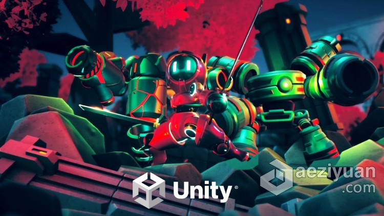 Unity 3D动作游戏项目实例制作视频教程项目实例,视频教程 - AE资源网 www.aeziyuan.com