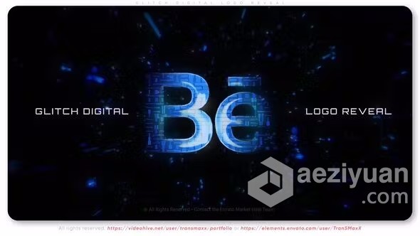 AE模板-数字故障未来科技LOGO动画视频片头AE模板下载ae模板,数字,故障,未来科技,科技 - AE资源网 www.aeziyuan.com