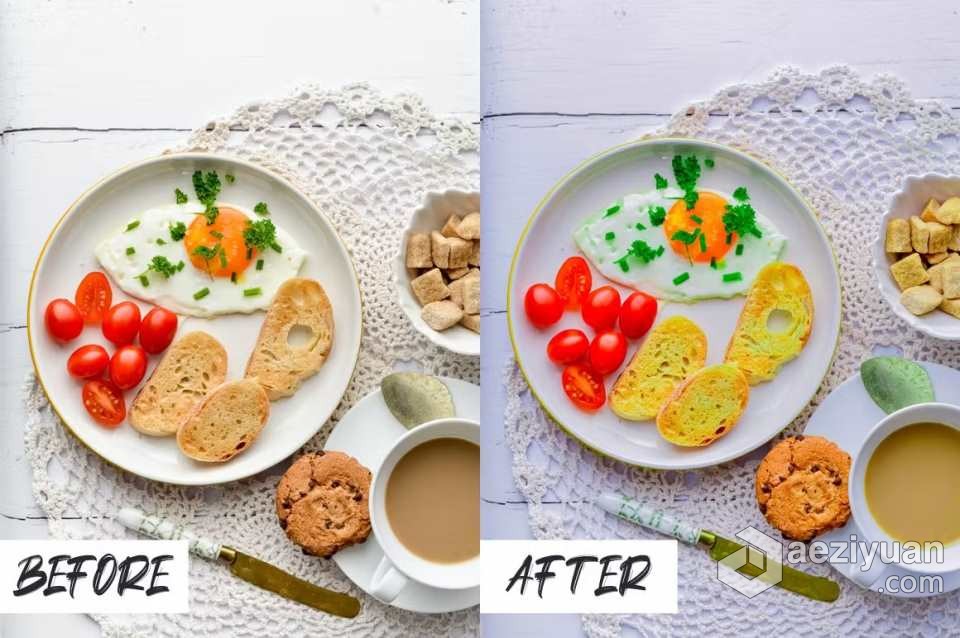 15个新鲜食品后期调色Lightroom预设 Fresh Food Lightroom Presets新鲜,食品,lightroom,预设,food - AE资源网 www.aeziyuan.com